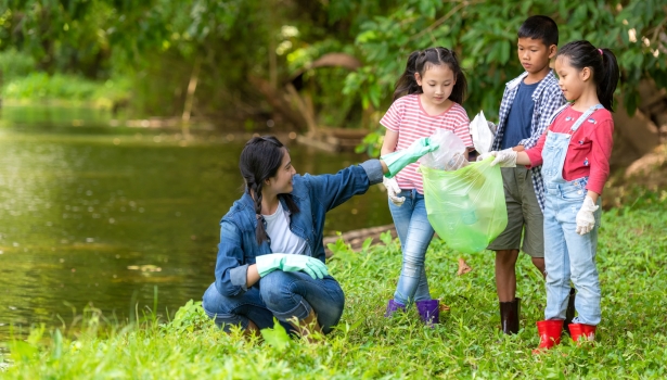 ramassage dechets nature plogging